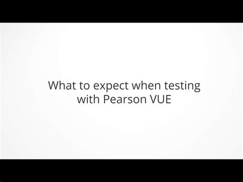 pearson vue exam results|Helpful resources for test.